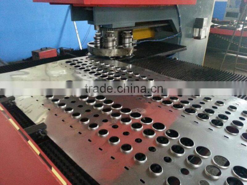 Sheet Metal CNC Feeder + Deep Thorat Power Press, Plate Feeding Table and Punch Press Machine for Dust Cover and Dust Cap