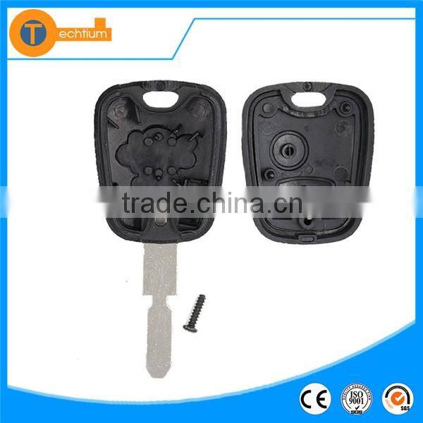 2 button car remote keys for Citroen xsara c4 picasso remote key blank case shell cover fob with 4 track 406 NE78 blade No logo