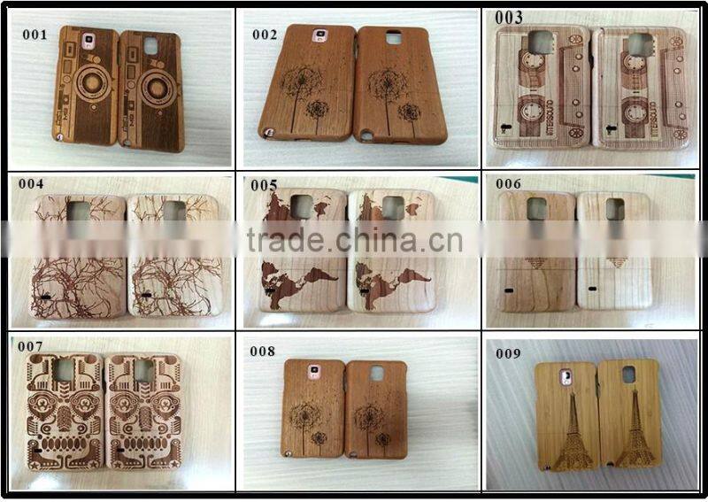 Customized Bamboo wooden cell phone case for Samsung S5