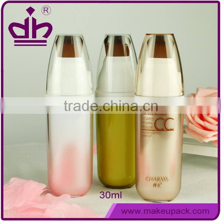 White plastic compact air cushion bb foundation case