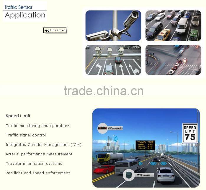 Low cost auto car sensor work with traffic light for traffic management same to vehicle radar sensor