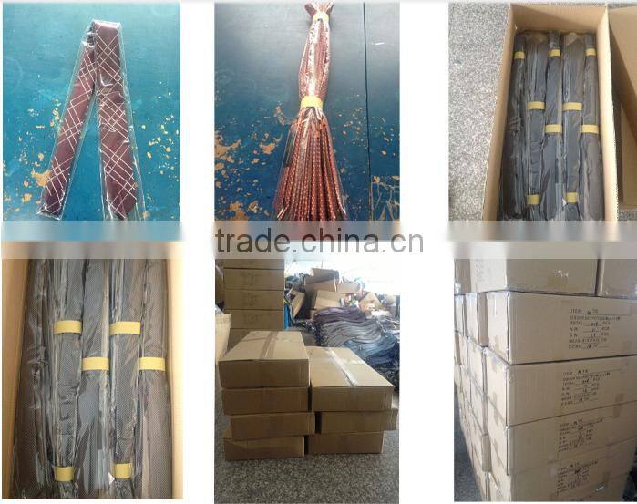 hot selling classic stylish mens silk woven necktie with custom brands