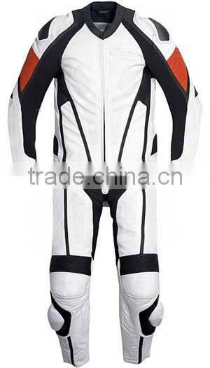 Motorbike leather suit/Custom sizing leather racing suit