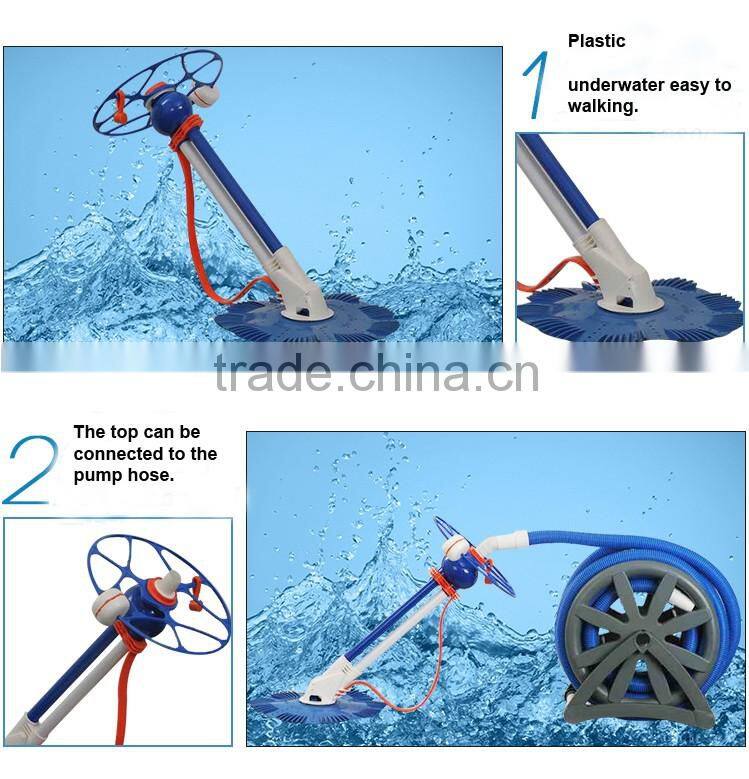 Swimming pool cleaner pool cleaning and water pool cleaner with plastic housing