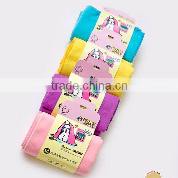 China OEM supplier factory hot selling microfiber pet cleaning cloth