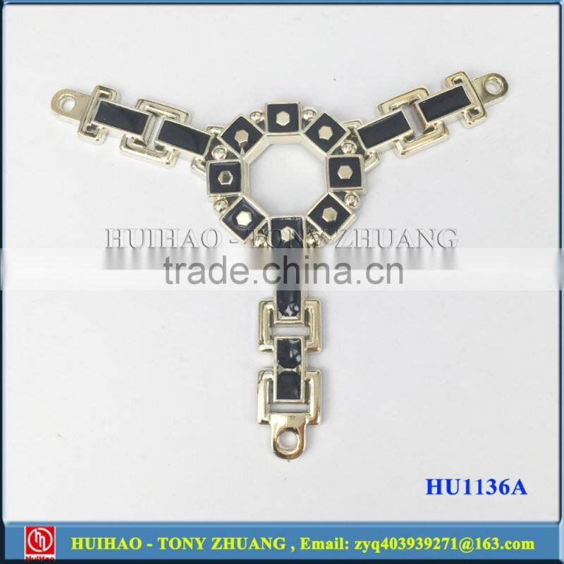 red color TPU rhinestone shoe chains ornament HU1136C