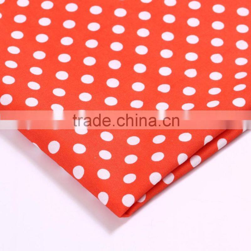 Wholesale super poly spandex satin dot printed Fabric/satin fabric/polyester fabric for cloth