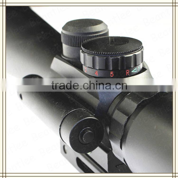 3.5-10X40 thermal airsoft red dot tactical rifle scope, best shockproof adjustable rifle scope for hunting