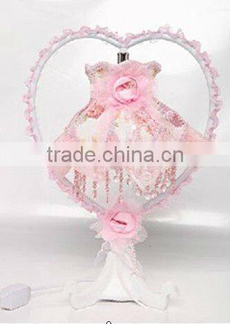 Crystal bead table lamp for Bedroom