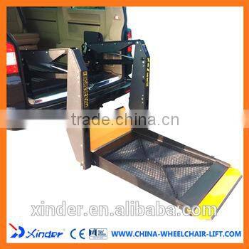 Xinder WL-D wheelchair accessible of vetical platform lift for private vehicles with CE certificate