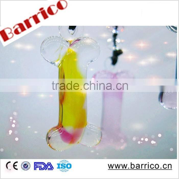 Custom Coloured glaze pendant / Cute azure stone pendant