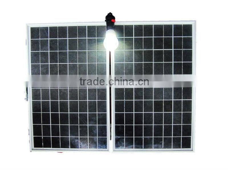 50W Monocrystalline Folding Solar Panel Portable Solar Power System
