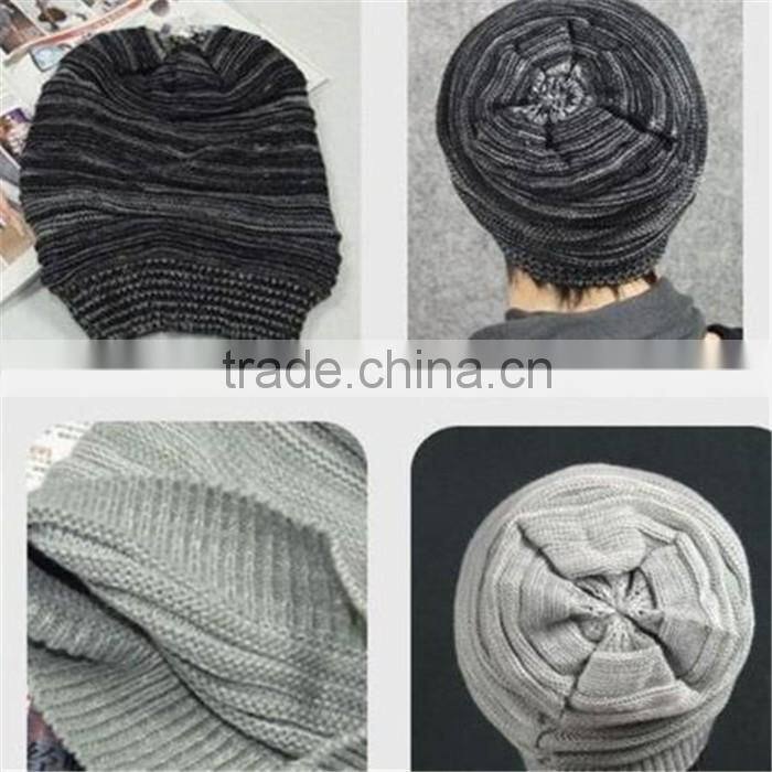 Colorful Slouch Solid Color Crochet Beanies Knitted Hat for Lovely Girls