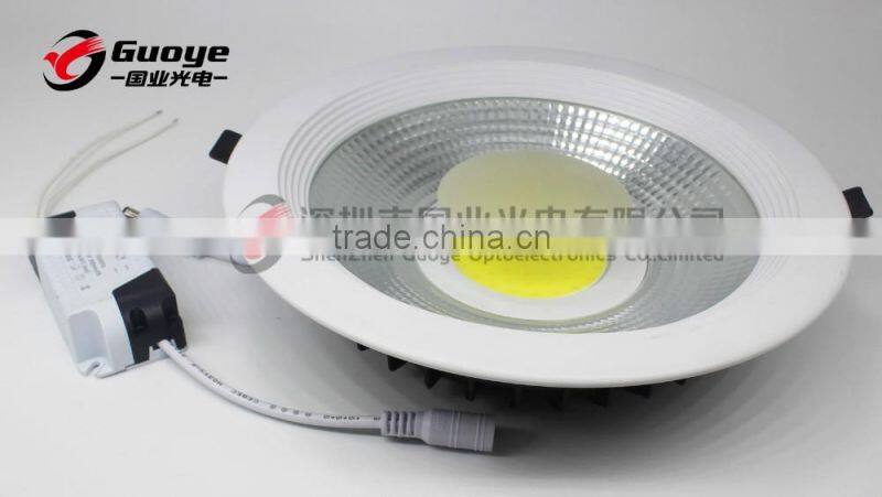 hight lumen 15W led down light fixtures with 15W COB lamp