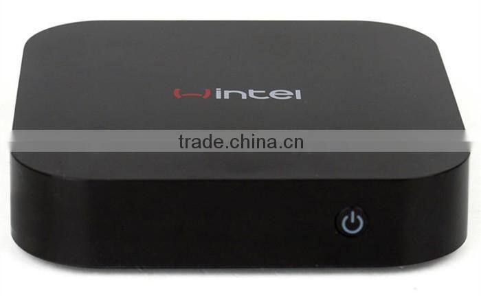 Wintel W8 Mini PC Windows8.1 Android4.4 Dual OS TV Box with 2GB+16GB 1.83GHZ Intel Atom Z3735F Portable For TV Phone Tablet