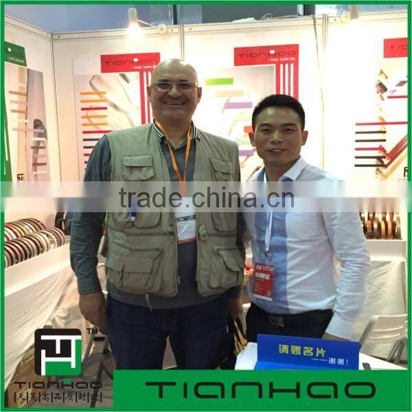 u-shaped edge trim/ customized pvc plastic edge banding antique wood trim