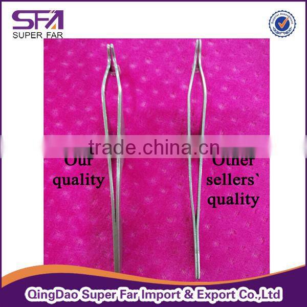 Wholesale Stainless steel false eyelash smart tweezer private label