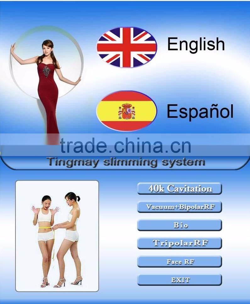 Cellulite Removal Cavitation Vacuum Rf Machine Korea Rf Cavitation For Face And Body