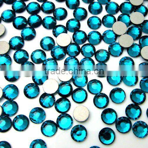 Flat back rhinestones Blue Zircon