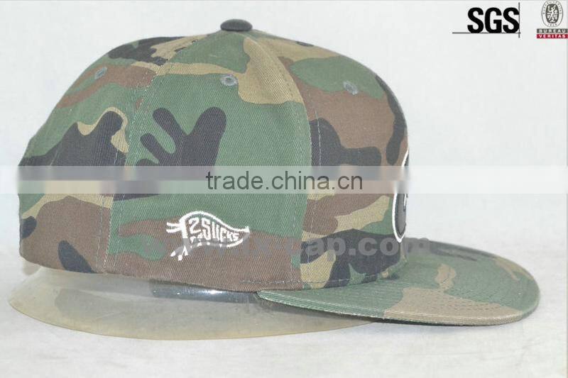 100%cotton snapback hat