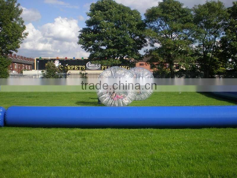 INFLATABLE ROLLER BARRIER FOR zorb ball barrier