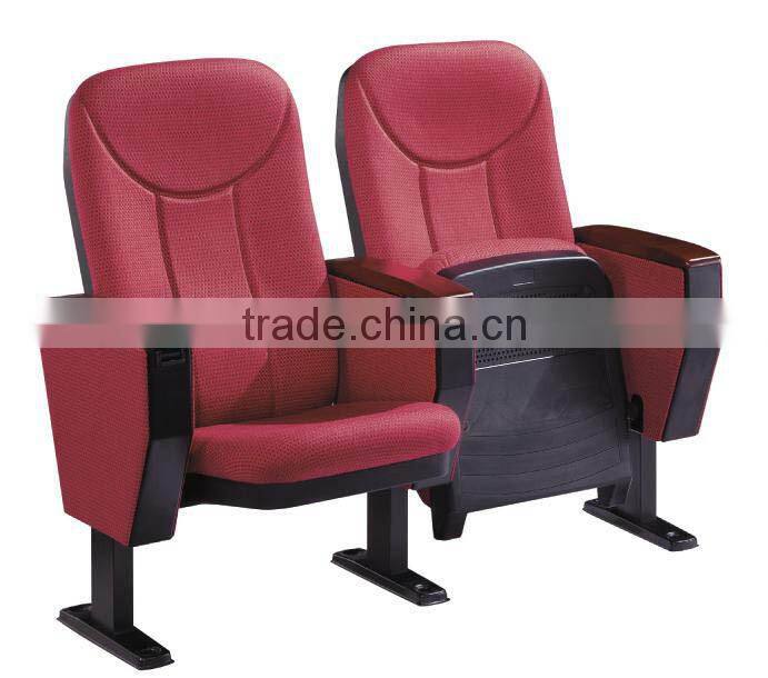 red fabric 2 Person 4d Theater Seats / Cinema Chair YA-302