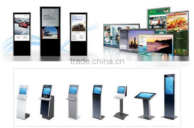 EKAA 2000nits IP65 waterproof standard floor standing 65 inch outdoor lcd display