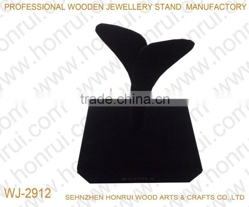 Wooden Earphone Display, Custom shape earphone wooden display, earphone display supplier