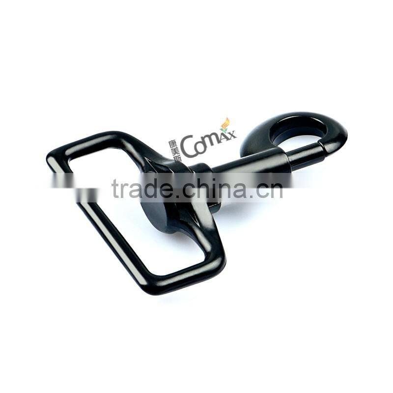 Bag Hardware Fittings Black Swivel Metal Clasp For Bags