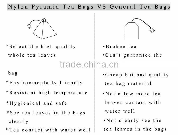 Hot Sale Biodegradable Nylon Pyramid Tea Bag
