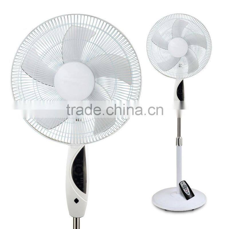 2016 new ABS material air cooling stand fan for home use with RC made in china