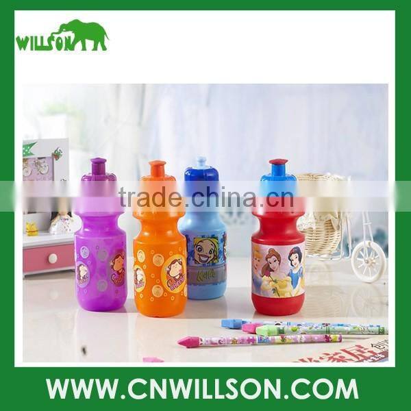 350ml Fashion portable promotional handy plastic sports water bottle for drinking