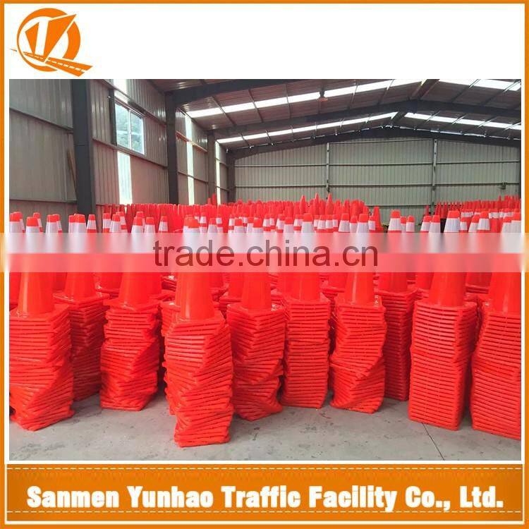 USA market best sailing high quality flexible pvc cone,road reflective traffic cone