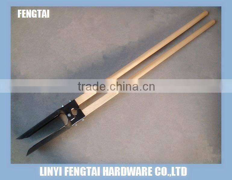 Wooden Handle Maual Hand Post Hole Digger