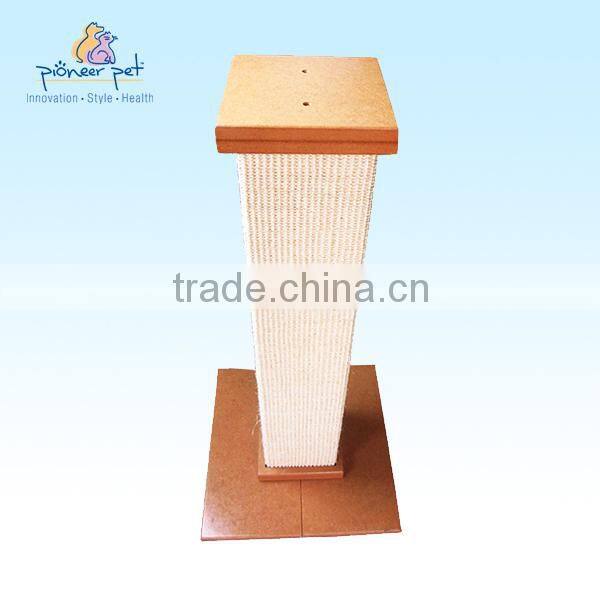 pet furniture for cat , best selling pet products wooden cat toy Cat scratching post