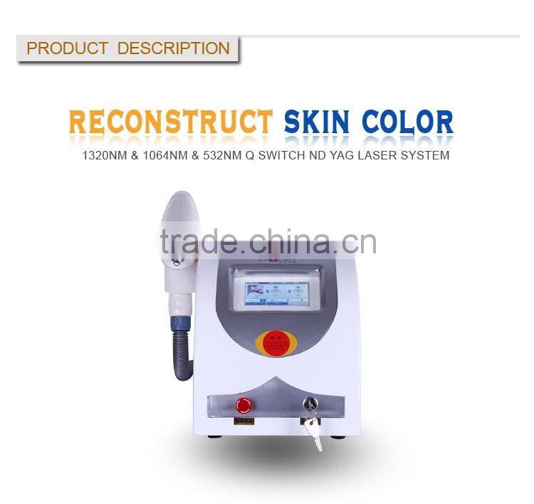 Merry christmas! portable nd yag tattoo removal machine q switch laser for Q1
