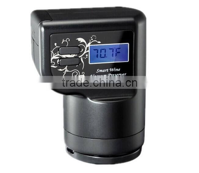 smart Intelligent Automatic Wine whiskey champagne Preserver Electric Vacuum Pump Digital Temperature for wine lover