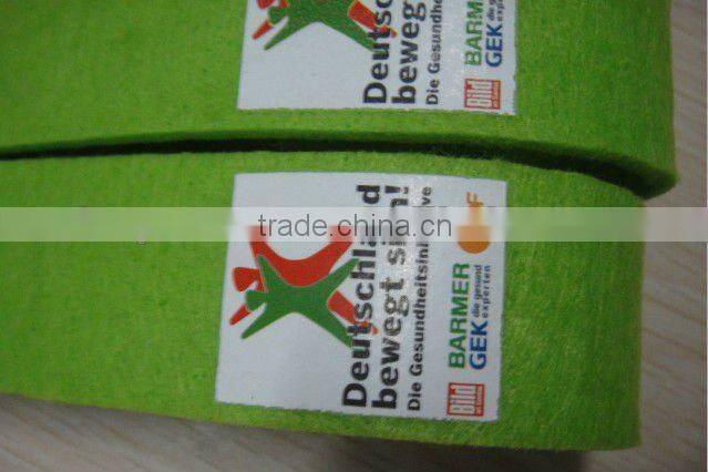 Printing felt lanyard with keychain