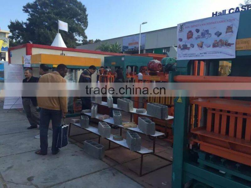 Brick making machine price mould for QT5-20 concrete paver manufacturing products Algeria