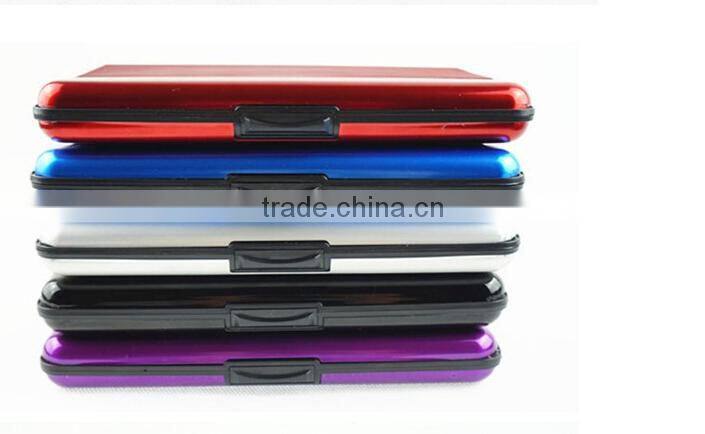 Hot Waterproof Business ID Credit Card Wallet Holder Aluminum Metal Pocket Case Box