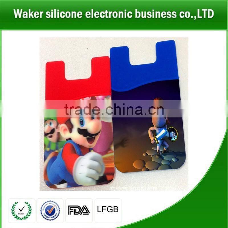 novelty promotion smart cell phone credit card holder