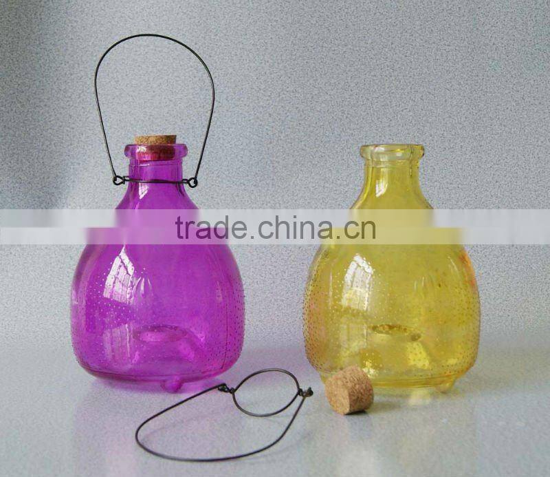 high quality colored glass wasp catcher