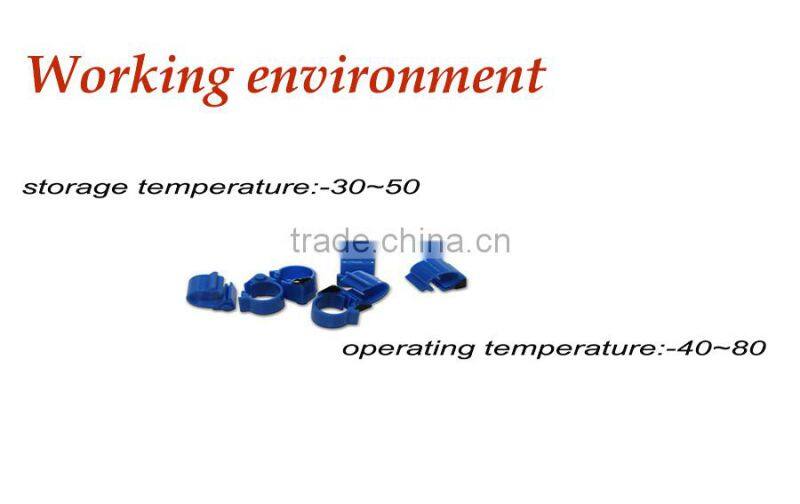 Hot Sell Plastic RFID Lf/Hf/UHF Pigeon Foot Tag for Animal Racing Tracking