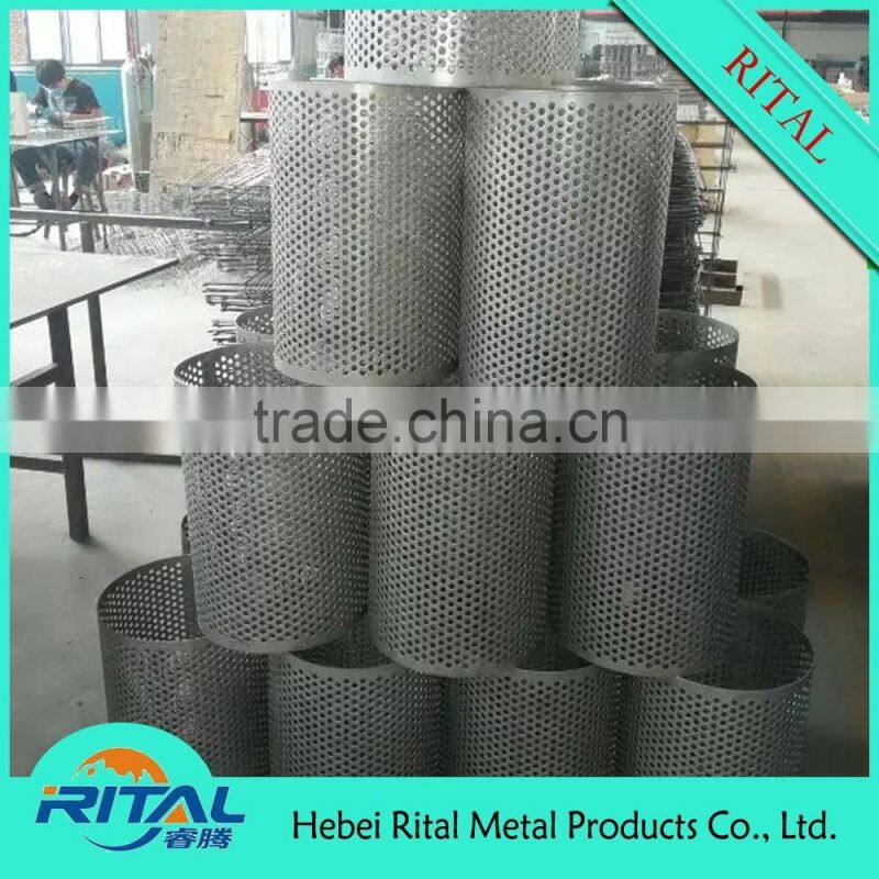 High performance stainless steel wedge wire mesh cylindrical strainer