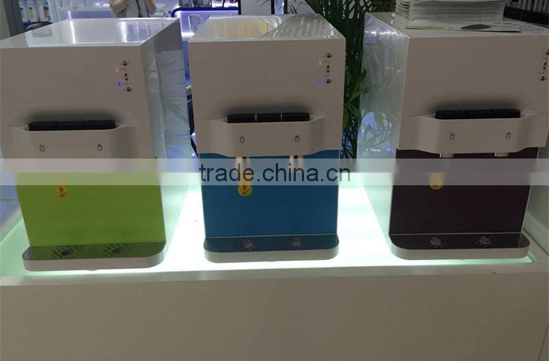 New design water filter dispenser purifier with hot cold water