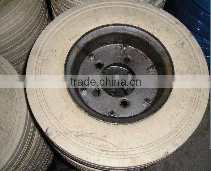 high quality 16*5*12 aerial scissor lift solid tire from China
