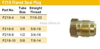 Flared Seal Plug,Pipe Fitting,Brass Fitting,Pneumatic valve