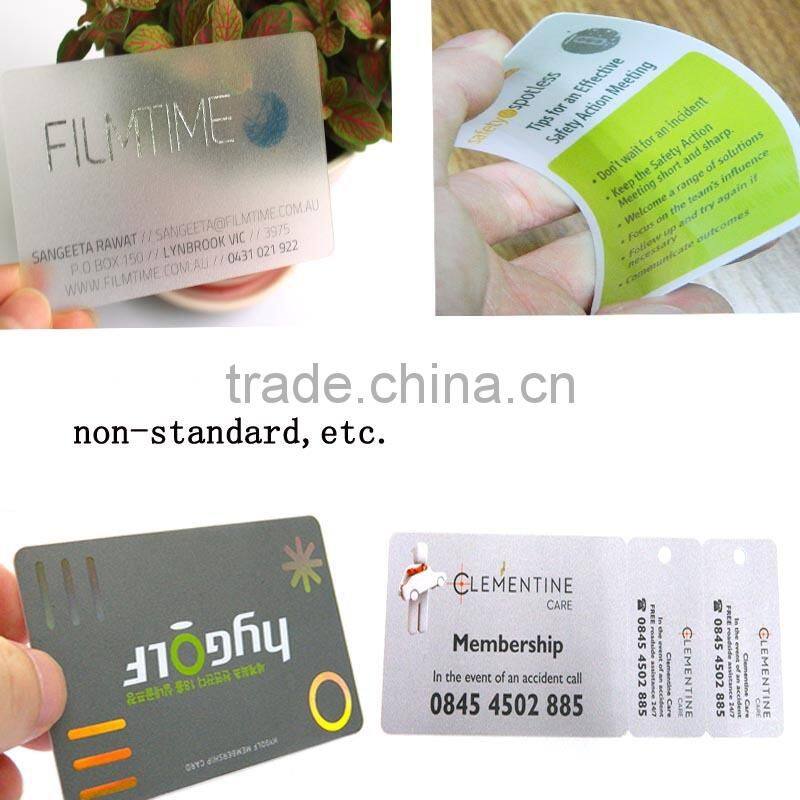 Shopping member pvc discount card