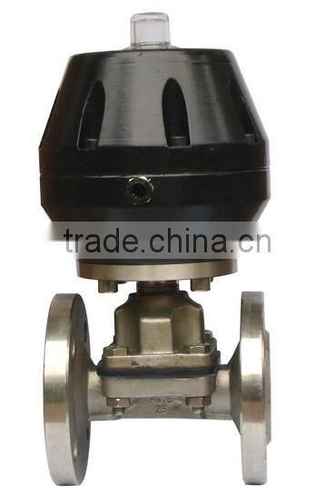 Sanitary stainless steel pneumatic diaphragm valve