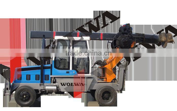 Hot sale GNLW180 wheel Rotary Drilling Rig